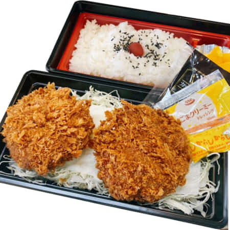 メンチカツ弁当｜いわきでテイクアウトならとんかつまる兵衛内郷店