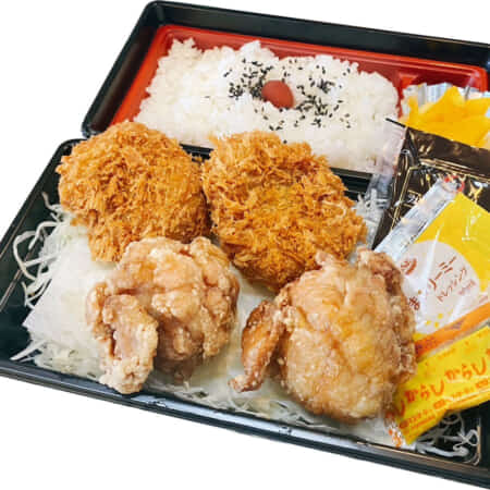 ヒレと鶏唐揚げ弁当｜いわきでテイクアウトならとんかつまる兵衛内郷店